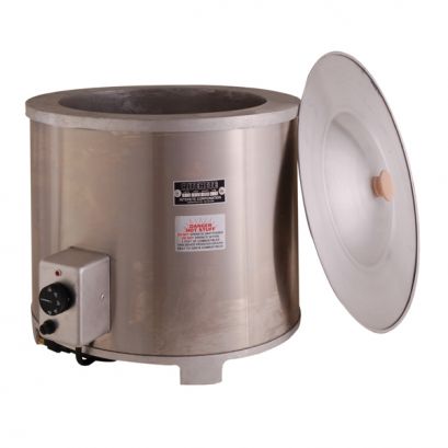 Olla para fundir azufre de 11 L, 220 V / 50-60 Hz, 5.5 A