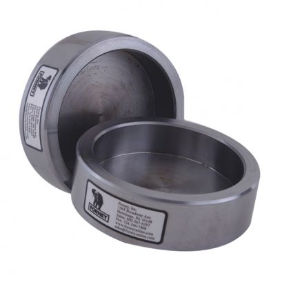 Anillos de retención de tapa de almohadilla, 6 pulgadas, juego de 2, con dos almohadillas de 60 durómetro.