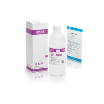Solución de calibración de pH 10.01 con certificado (500 mL)